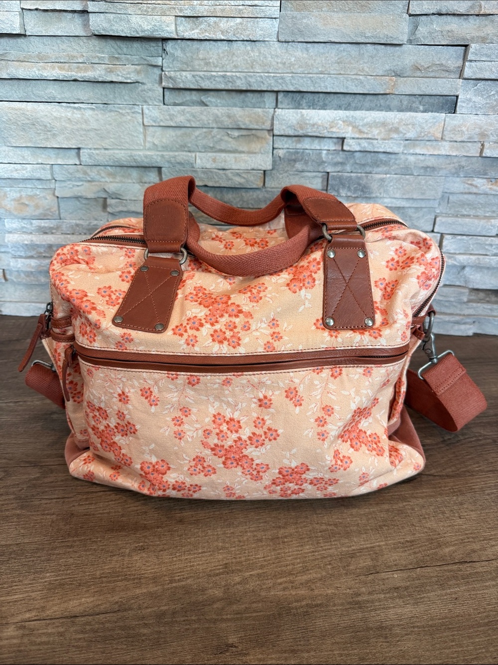 Free People Canvas Carry-All Overnight Bag